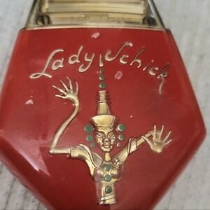 Lady Schick Red and Gold Electric Razor